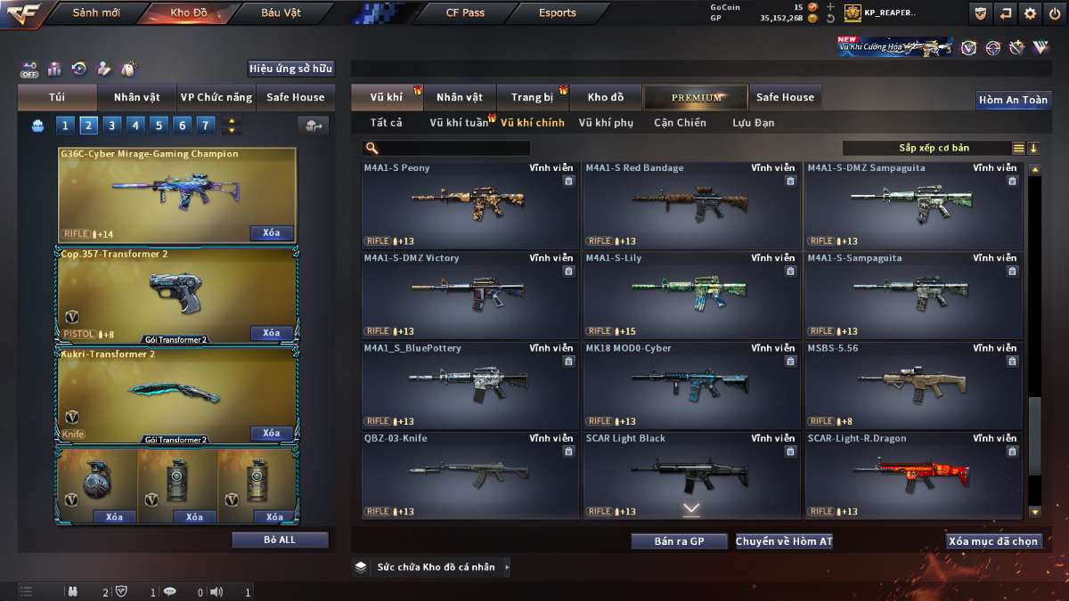 shop acc cf uy tin gia re